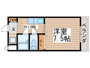 ロイヤル植田の物件間取画像